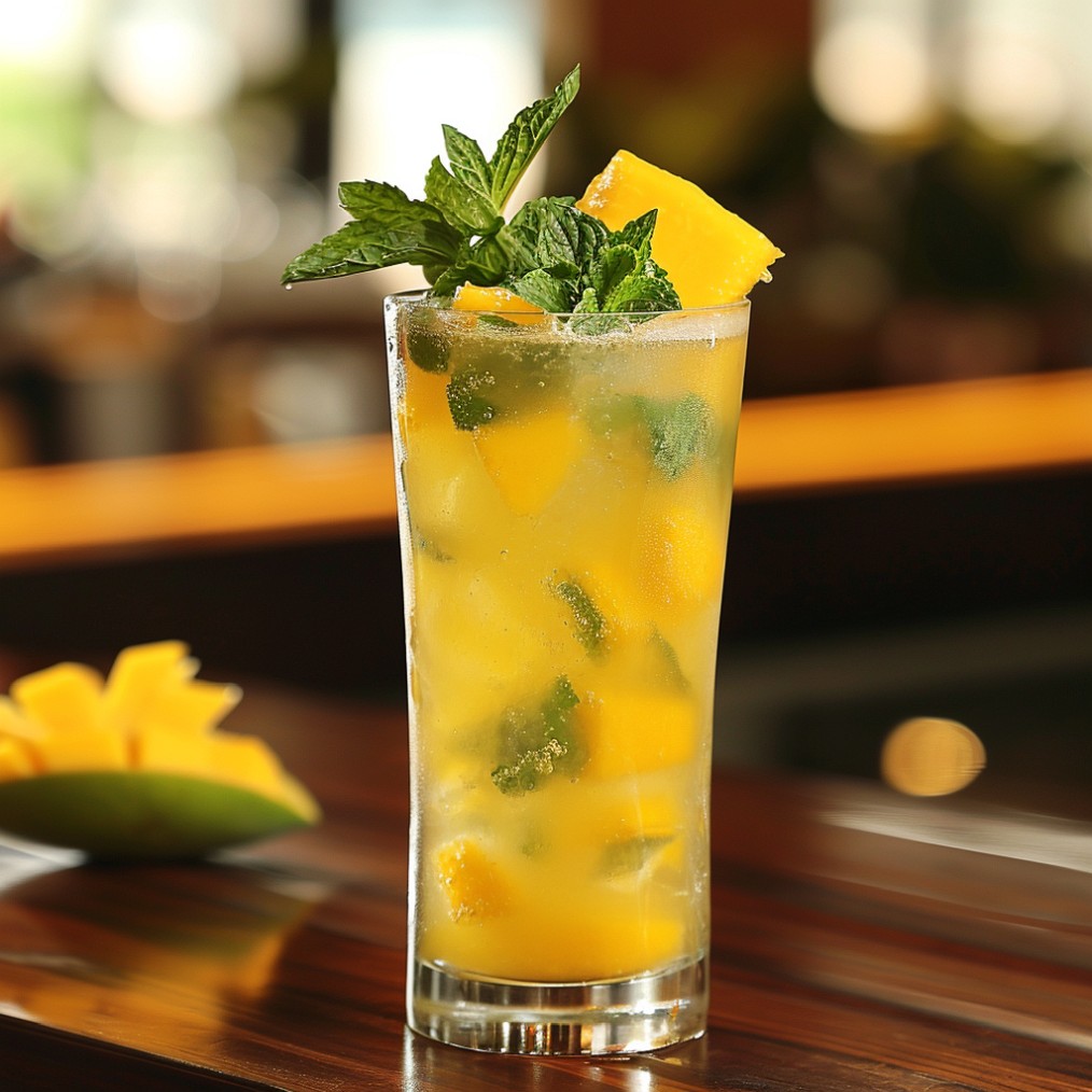 how to make a Aam Panna Mojito recipe