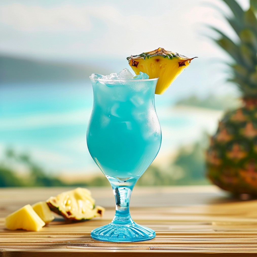 how to make a Blue Hawaiian recipe