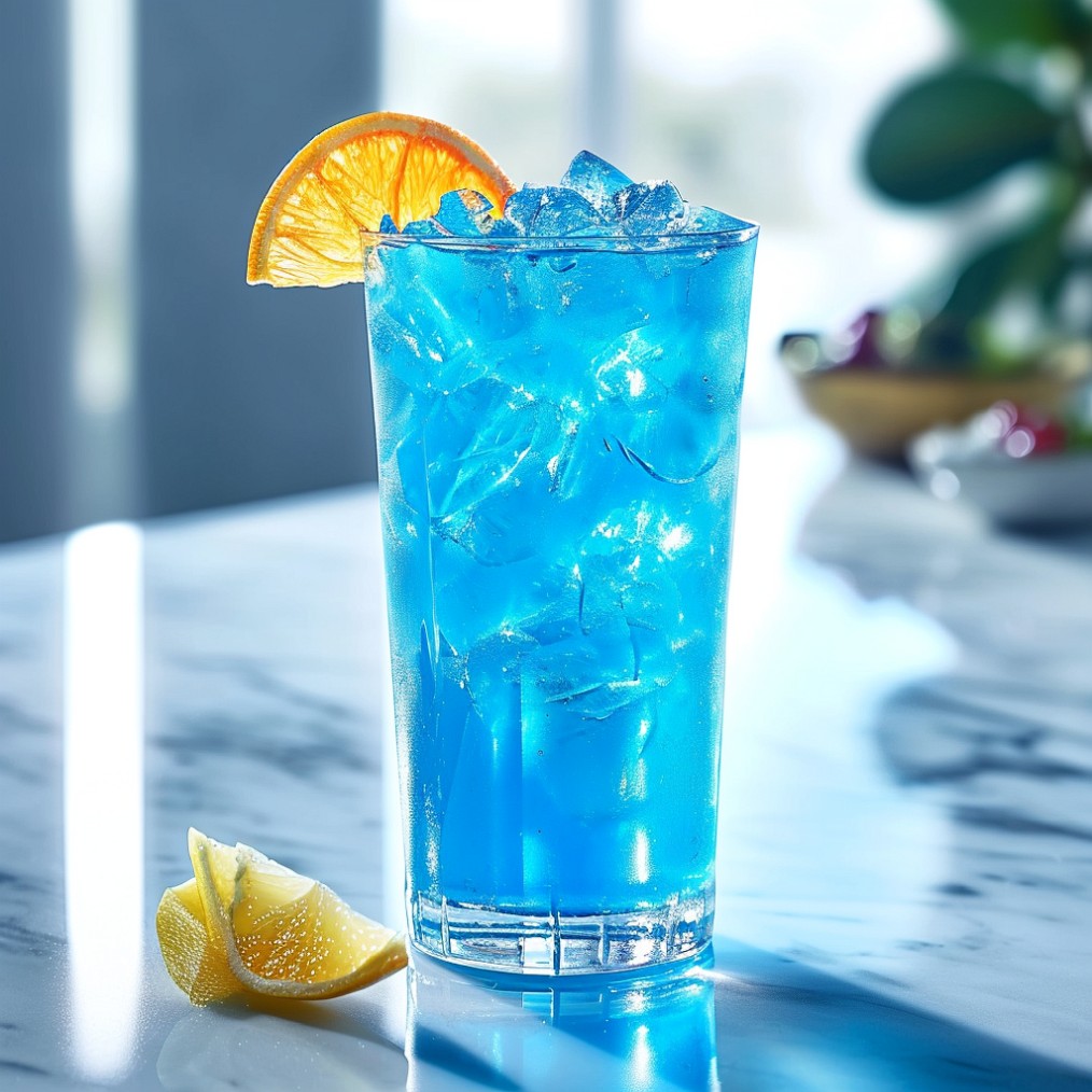 how to make a Blue Long Island Iced Tea recipe