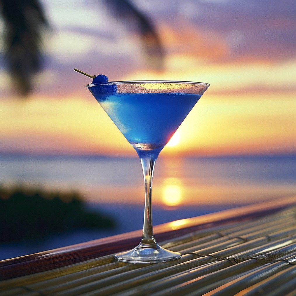 how to make a Blue Sea Martini recipe