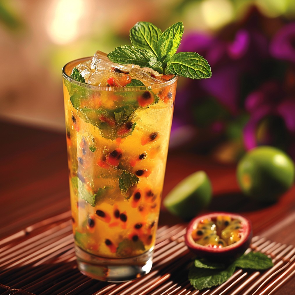 how to make a Passion Fruit Mojito recipe