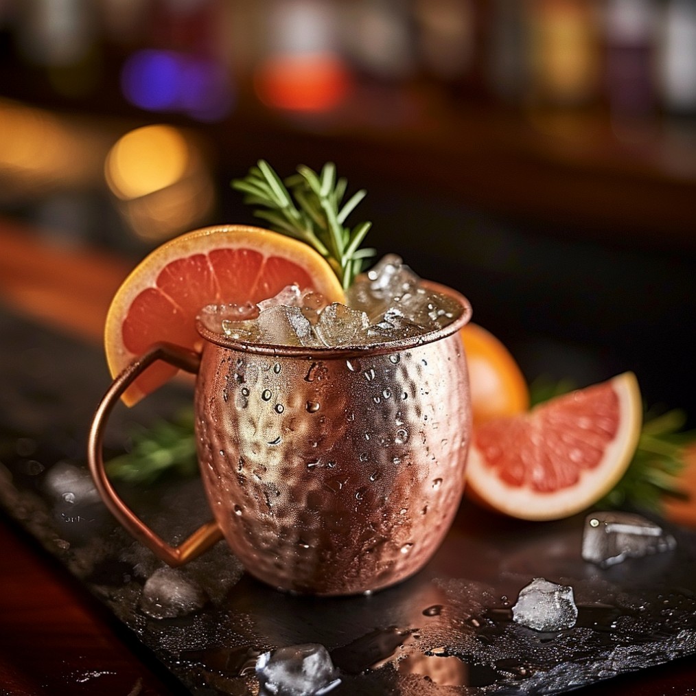 how to make a Rosemary Grapefruit Mule recipe