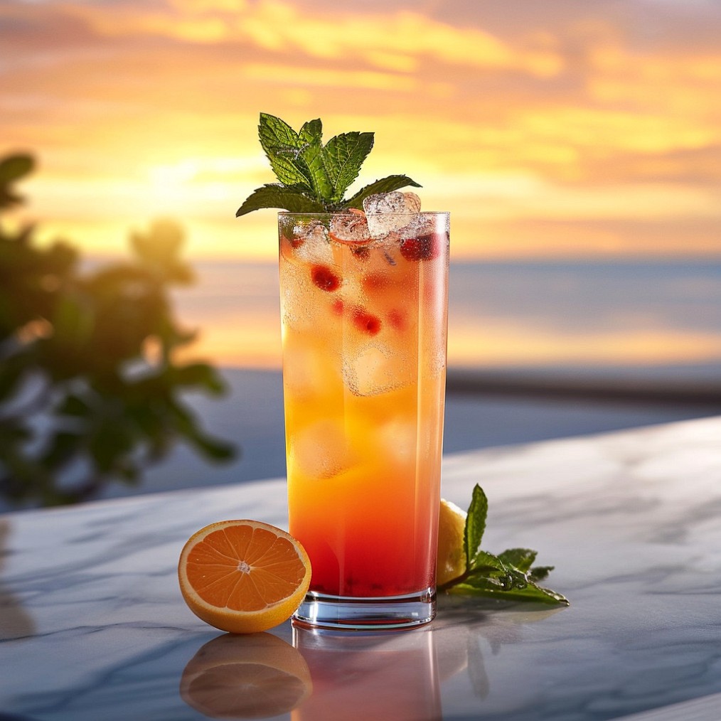 how to make a Sunset Breezy recipe