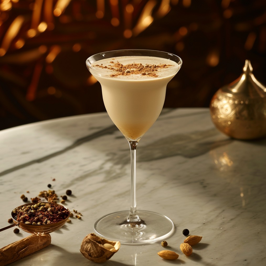 how to make a Thandai Cocktail recipe