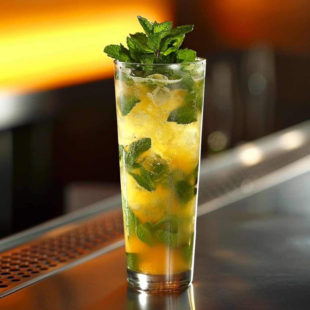 how to make a Yuja Cha Mojito recipe